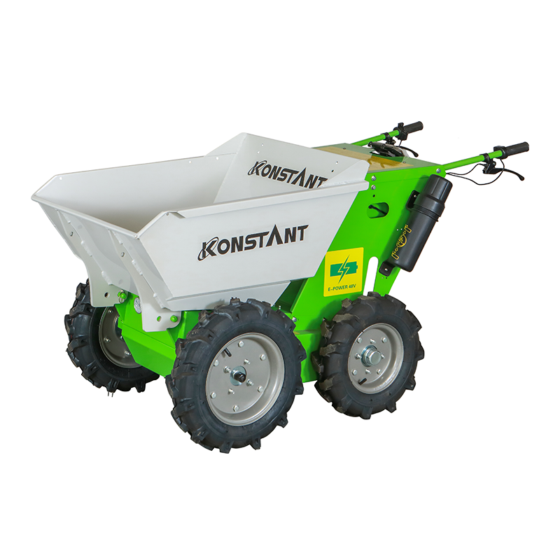 1000W Bezszczotkowy silnik DC zasilany całym betonem Buggy Full Electric Mini Dumper