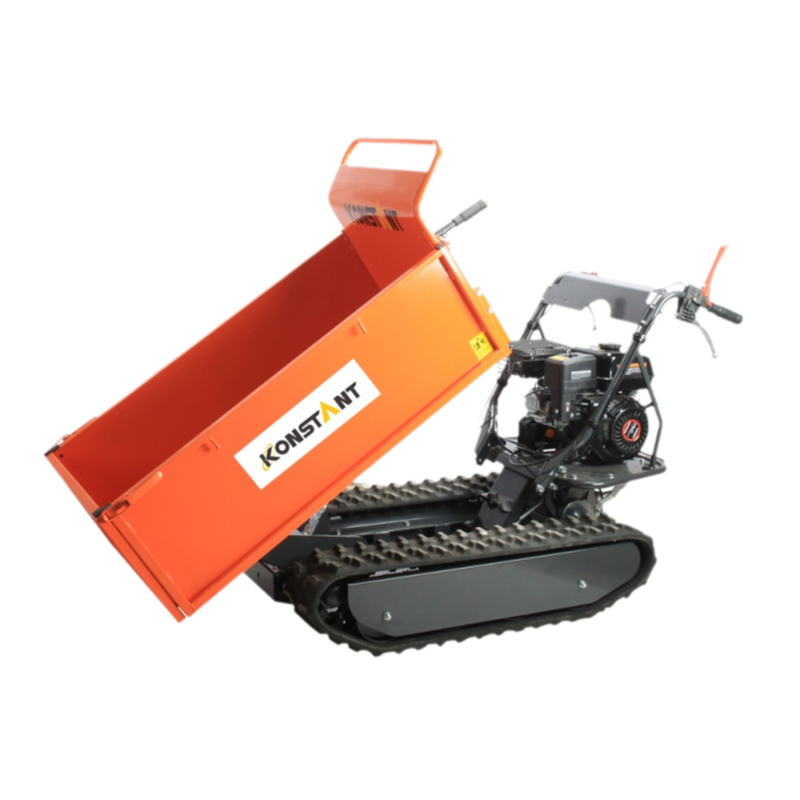 500 kg benzynowa moca śledzenia Barrow Construction Garden Crawler Mini Dumper